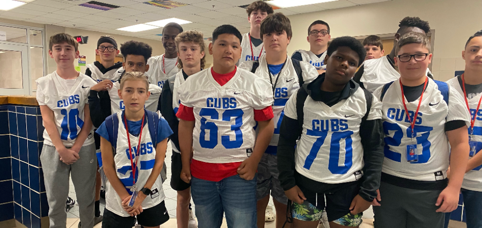 FSMS Cubs ready for Game #1!